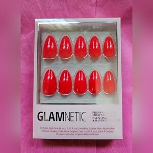 Glamnetic Firey Red Press-On Nails
